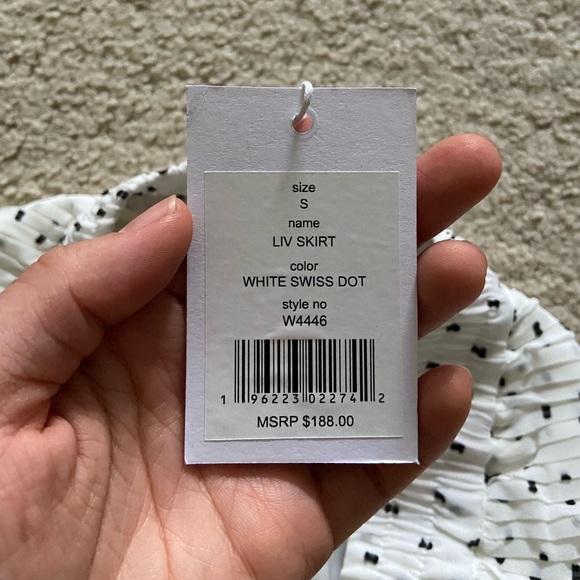 Balletcore tiered polka-dot mini skirt 🩰 - Picture 3 of 4